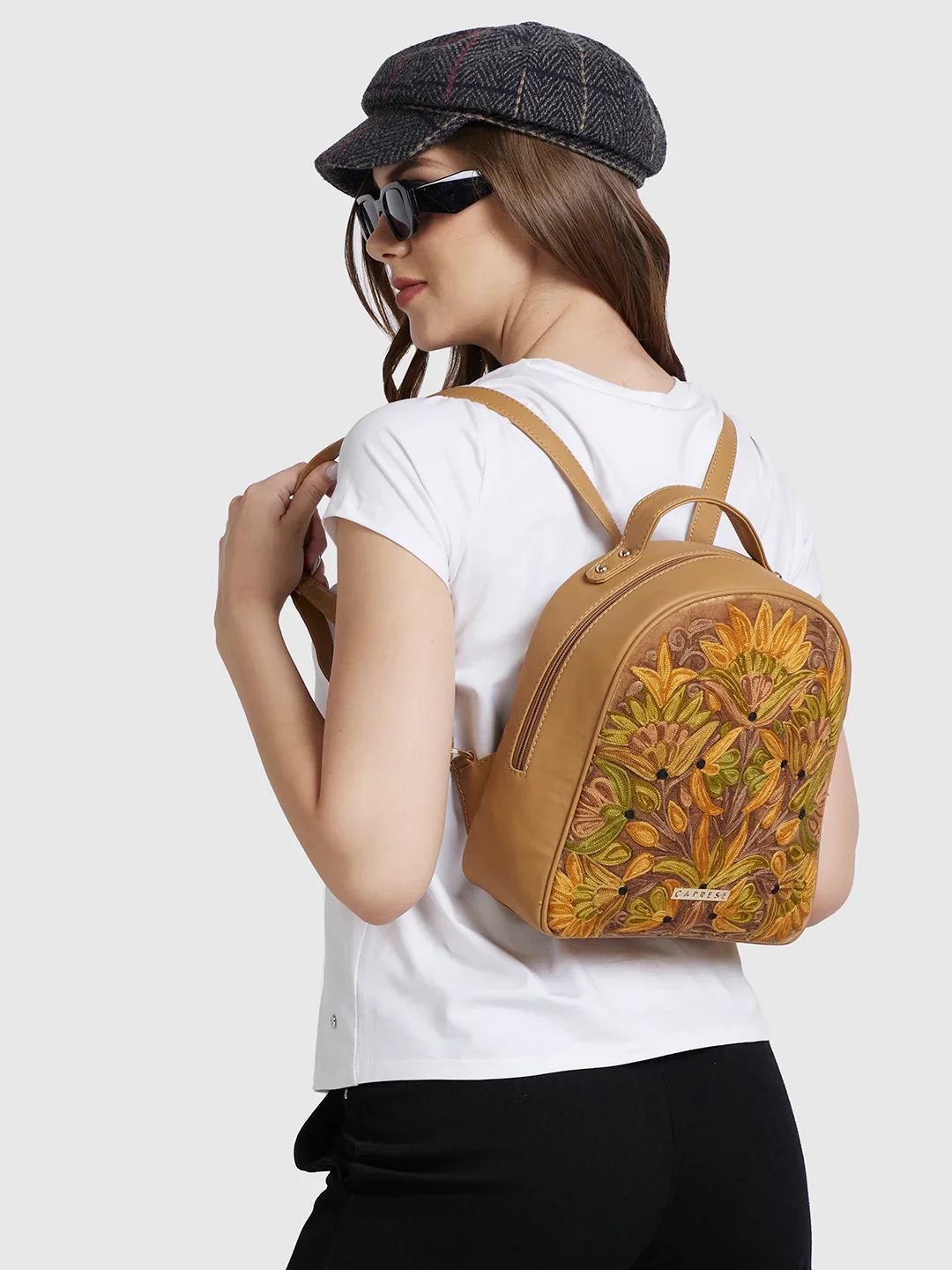 Caprese Tresna Medium Fawn Backpack - Image 2