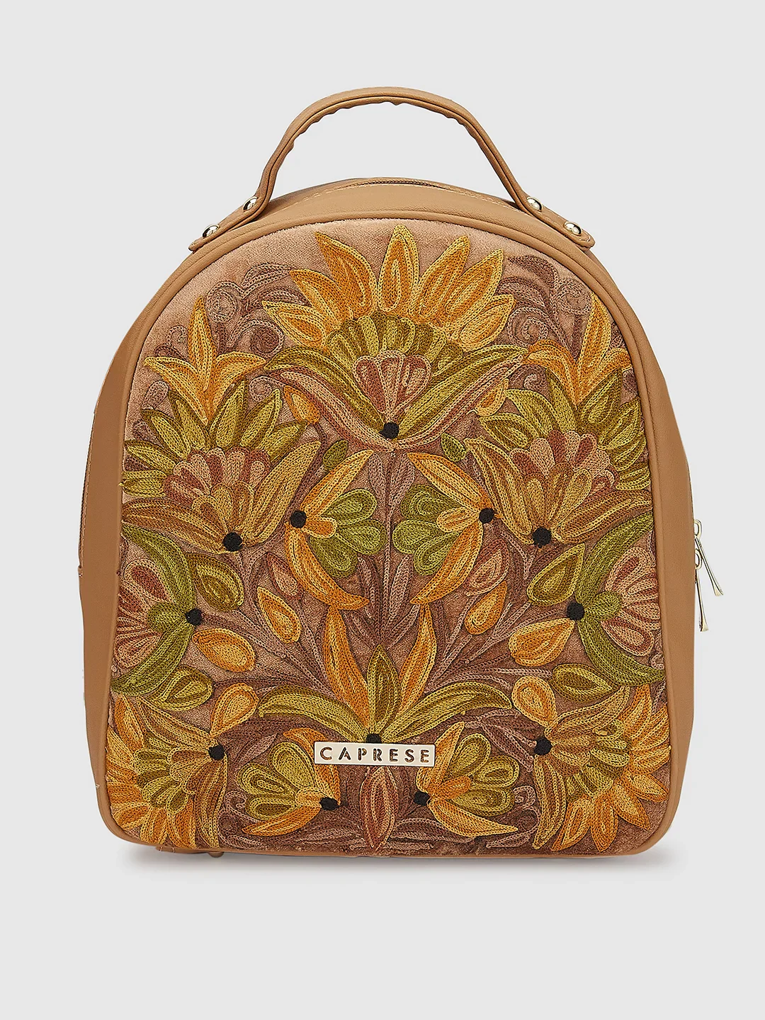 Caprese Tresna Medium Fawn Backpack - Image 3