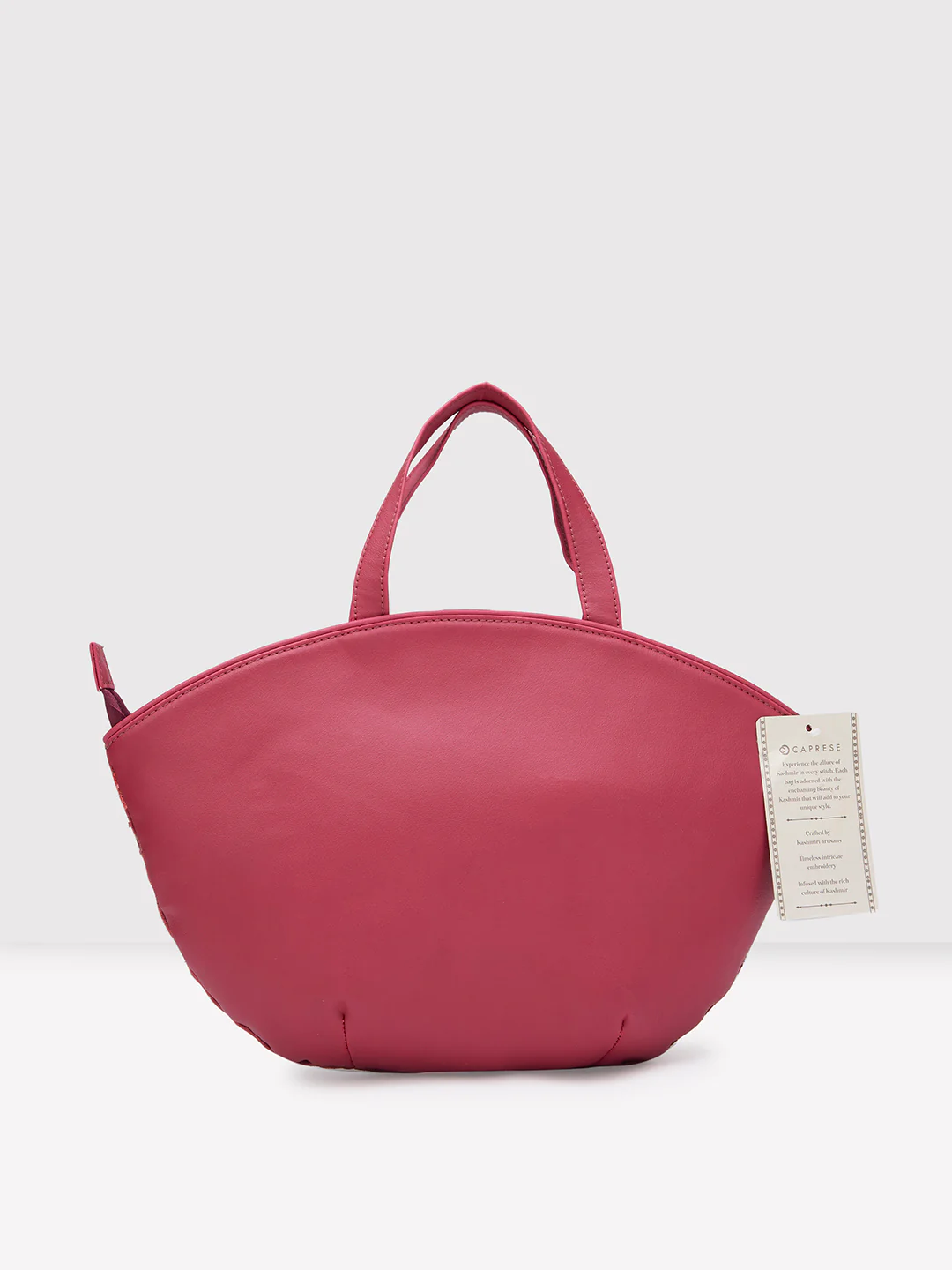 Caprese Tresna Medium Maroon Tote Bag - Image 4