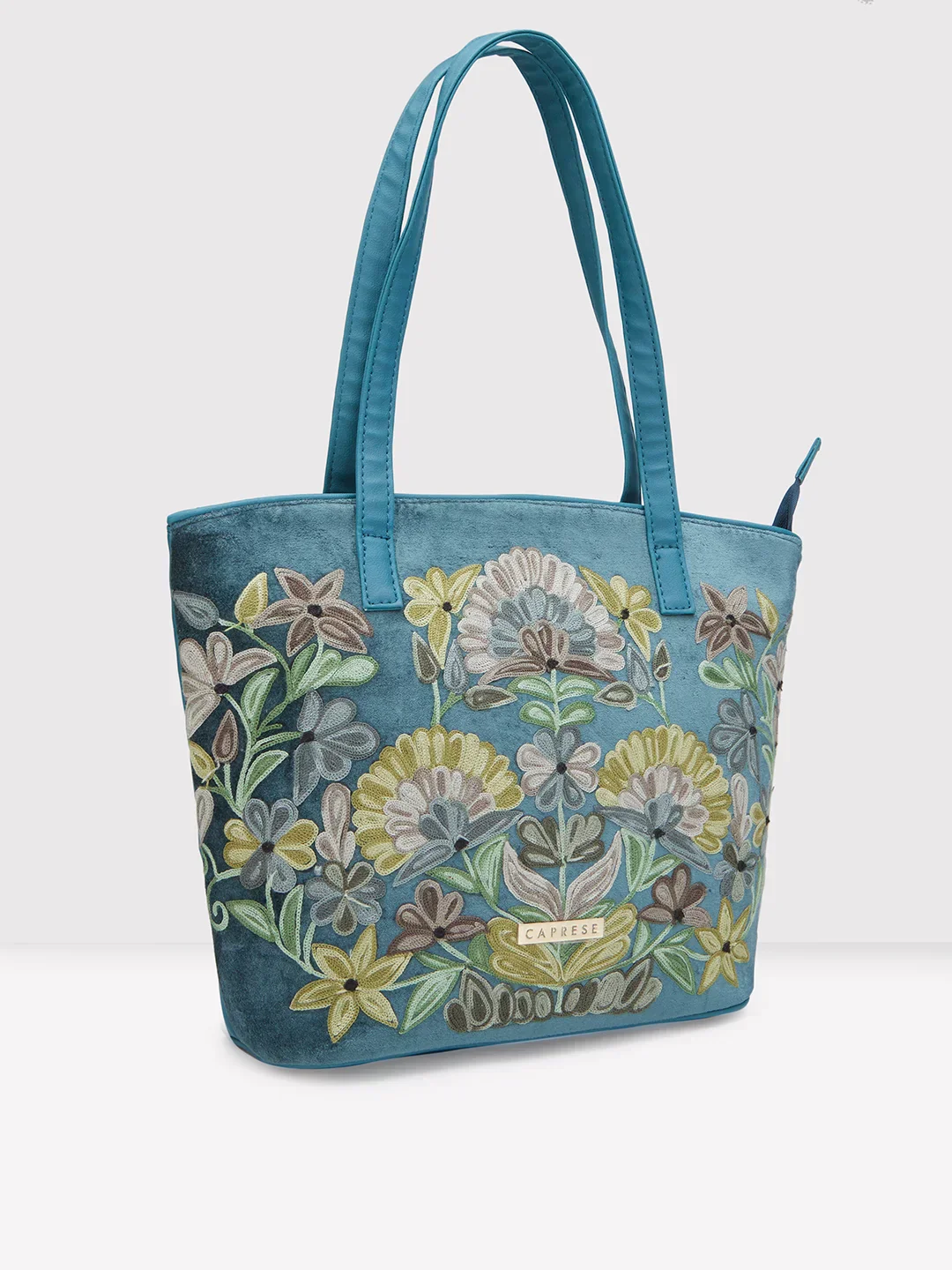 Caprese Tresna Large Green Tote Bag - Image 4