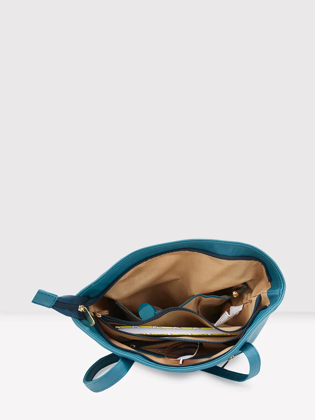 Caprese Tresna Large Green Tote Bag - Image 7