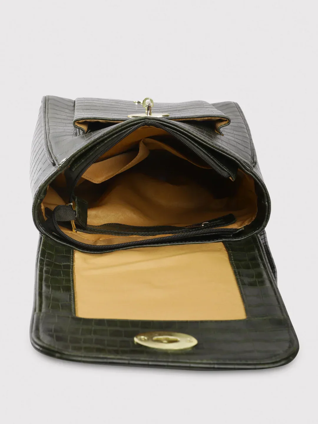 Caprese Treza Medium Olive Backpack - Image 10