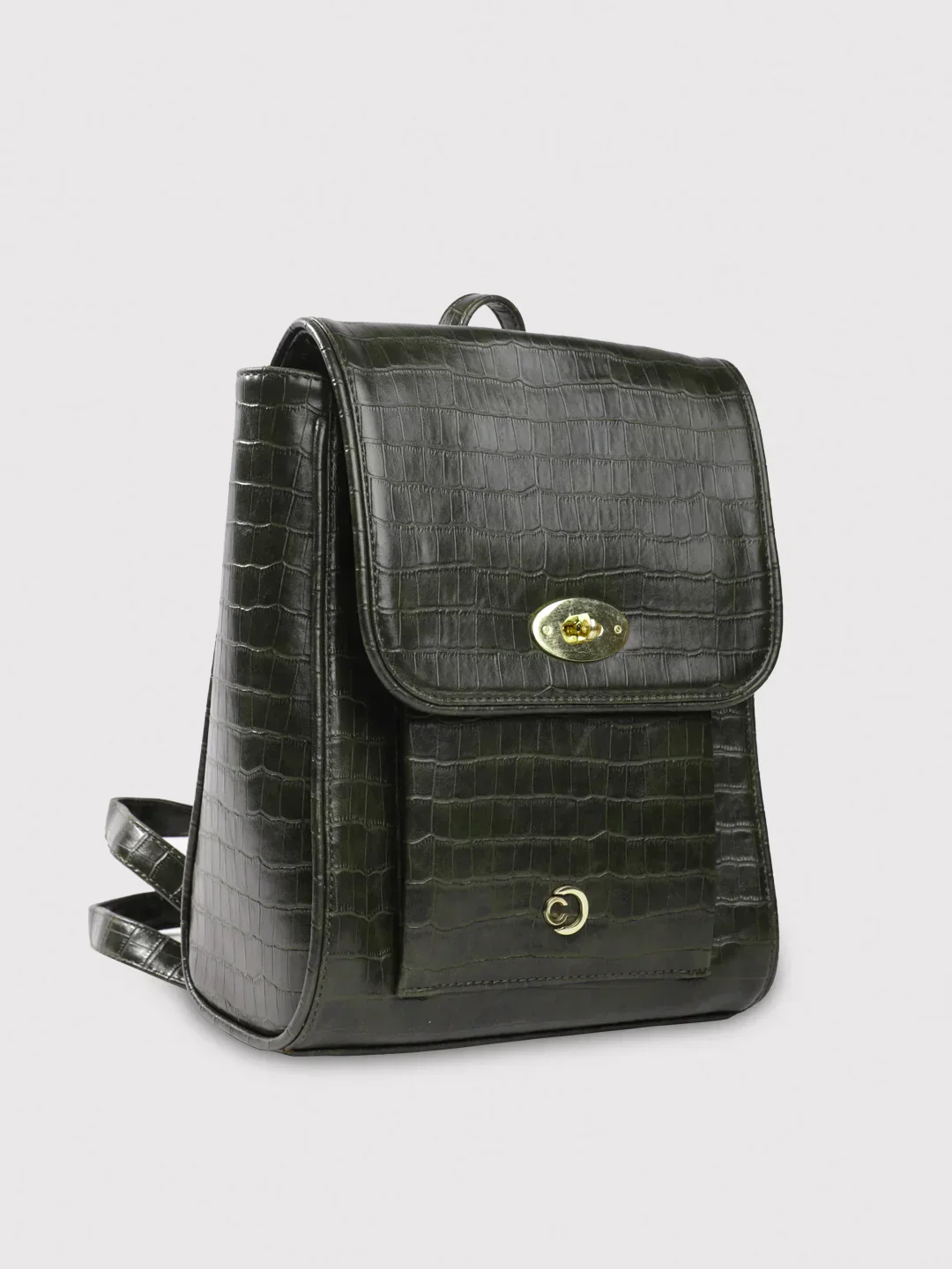 Caprese Treza Medium Olive Backpack - Image 5