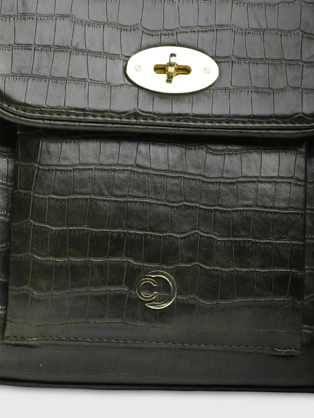 Caprese Treza Medium Olive Backpack - Image 6