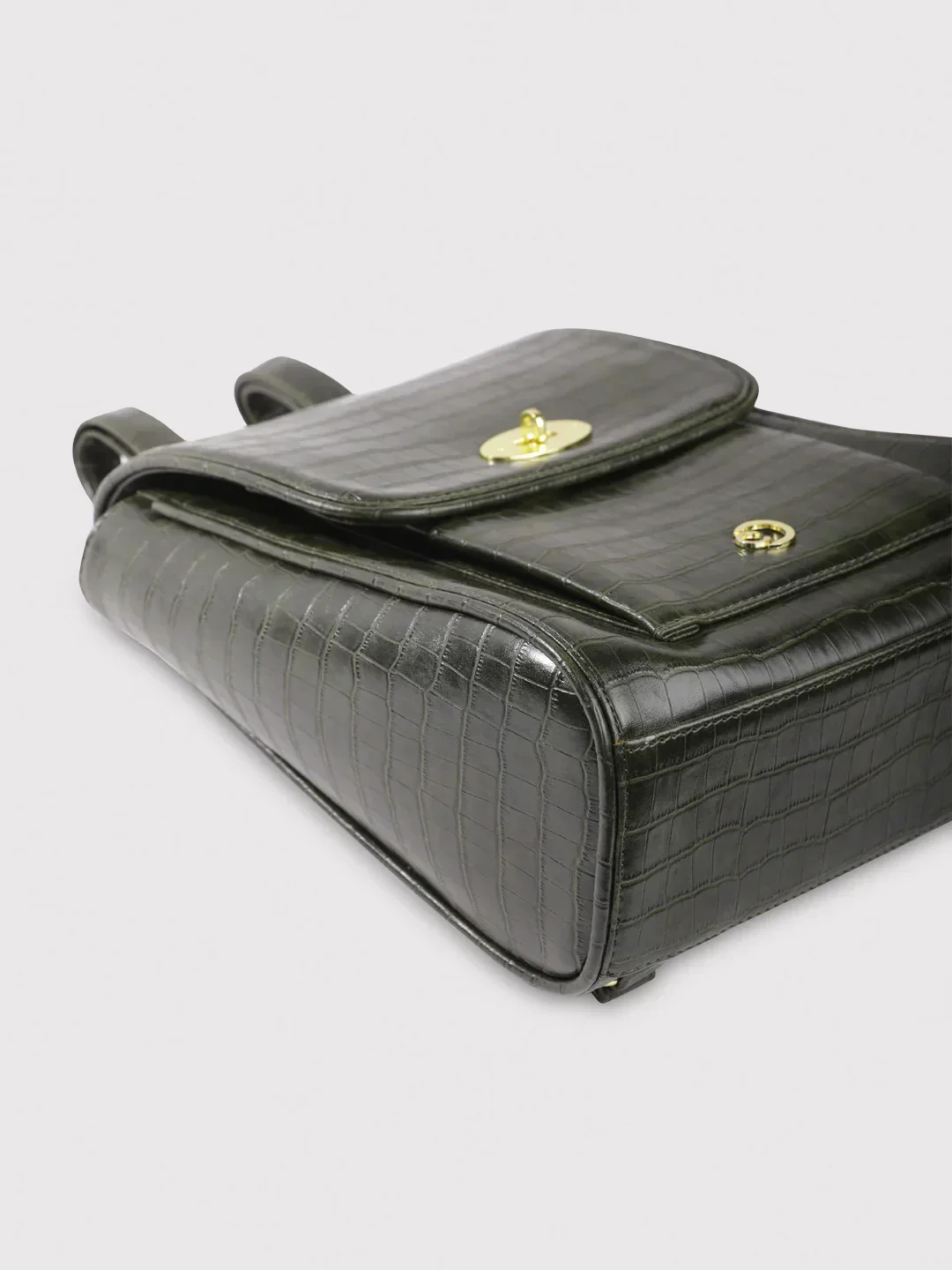 Caprese Treza Medium Olive Backpack - Image 9