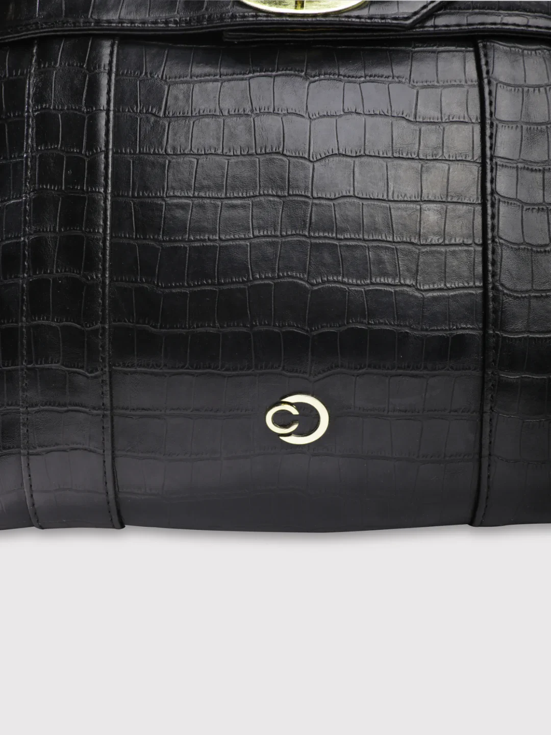 Caprese Treza Large Black Satchel Bag - Image 5