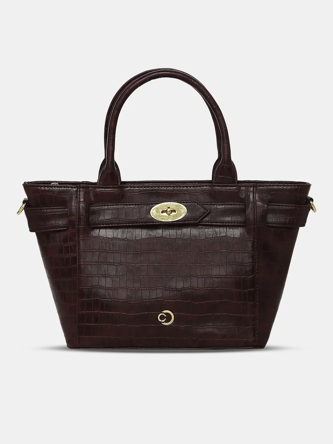 Caprese Treza Medium Plum Satchel Bag