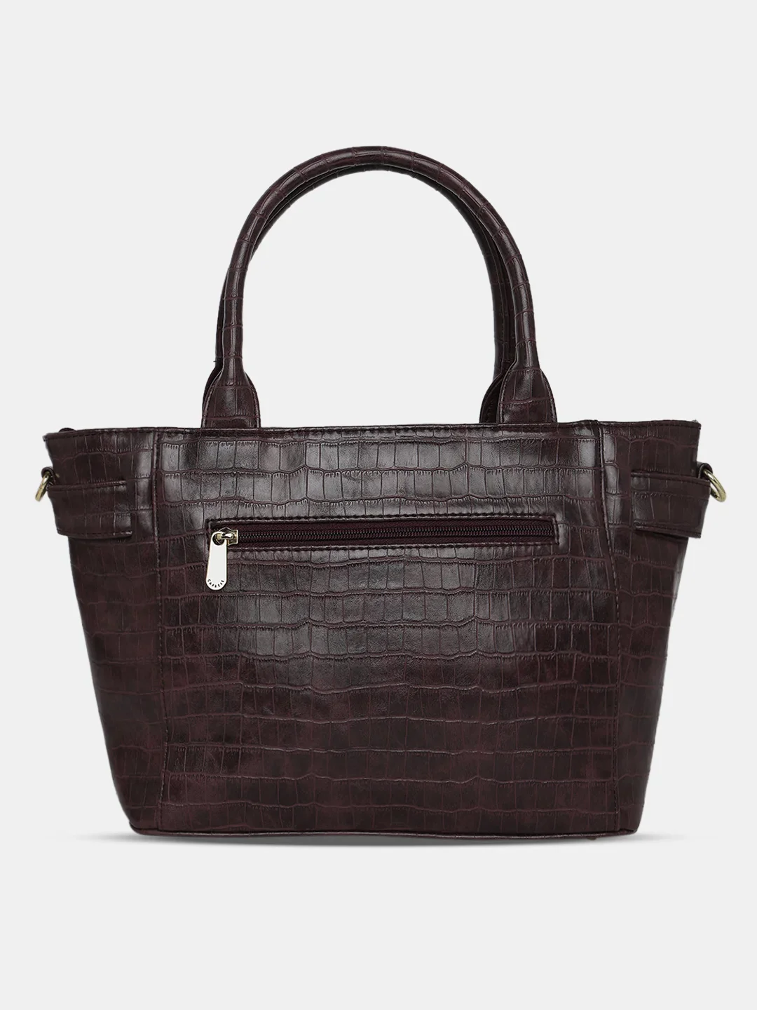 Caprese Treza Medium Plum Satchel Bag - Image 5