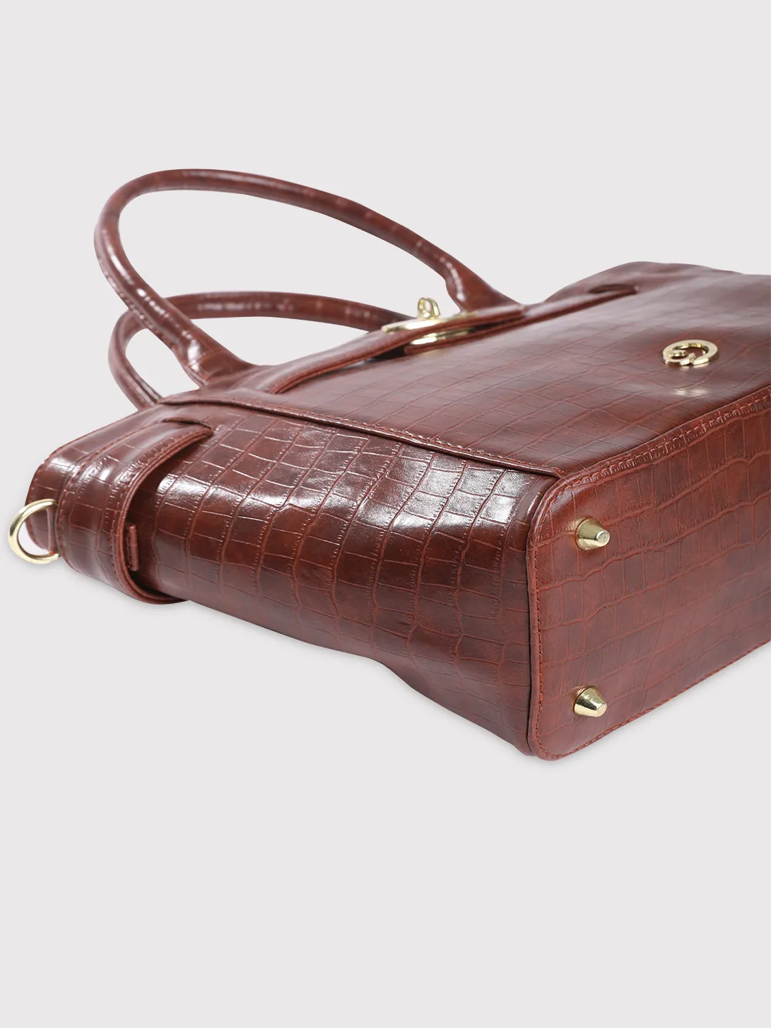 Caprese Treza Medium Olive Satchel Bag - Image 14