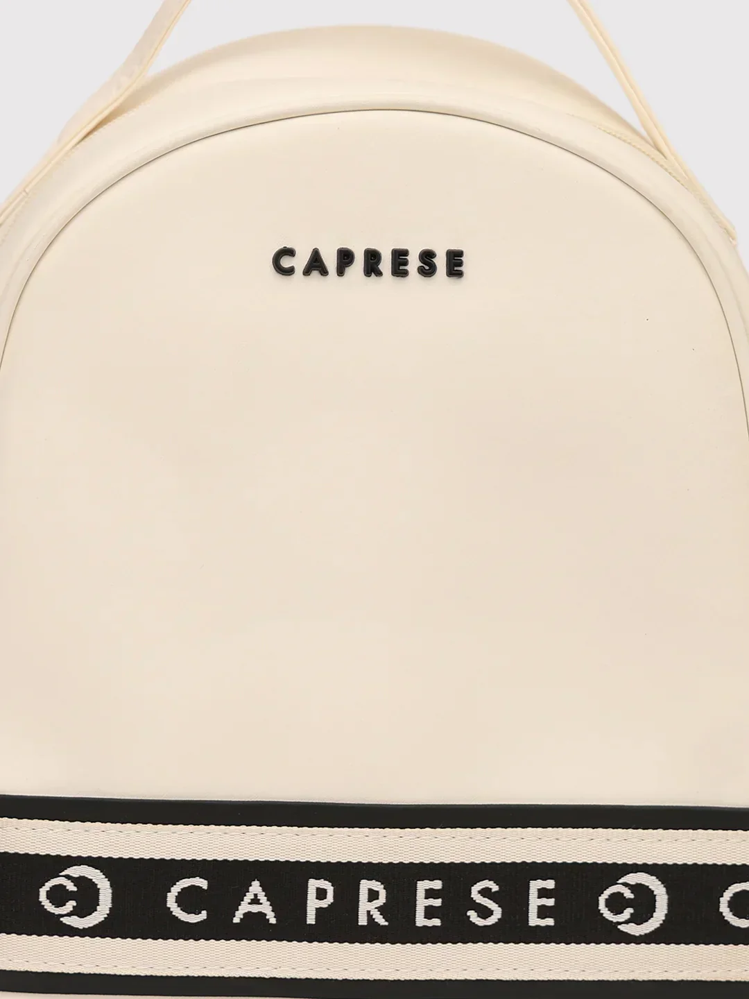 Caprese Trinity Medium Cream Backpack - Image 4