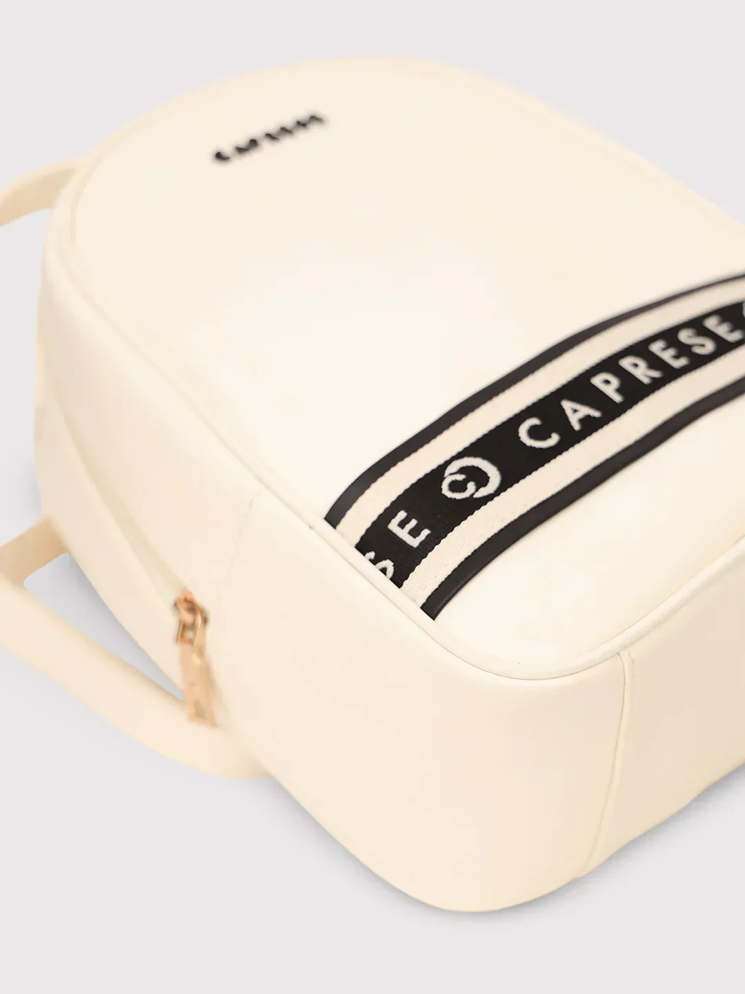 Caprese Trinity Medium Cream Backpack - Image 7