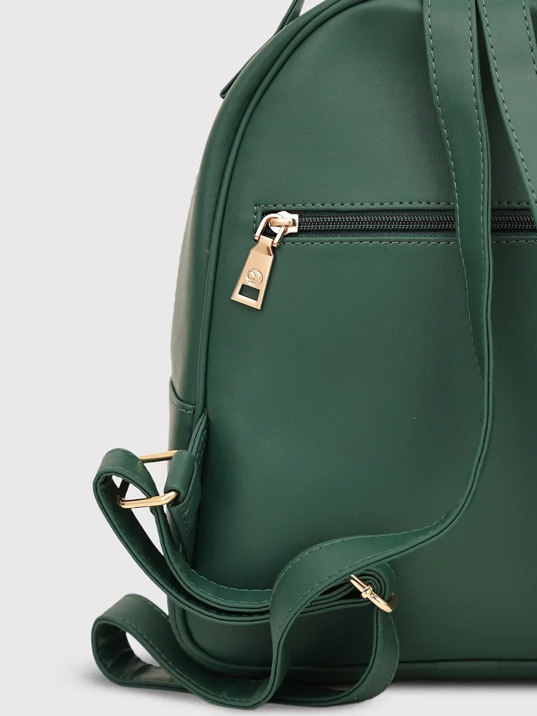 Caprese Trinity Medium Dark Green Backpack - Image 7