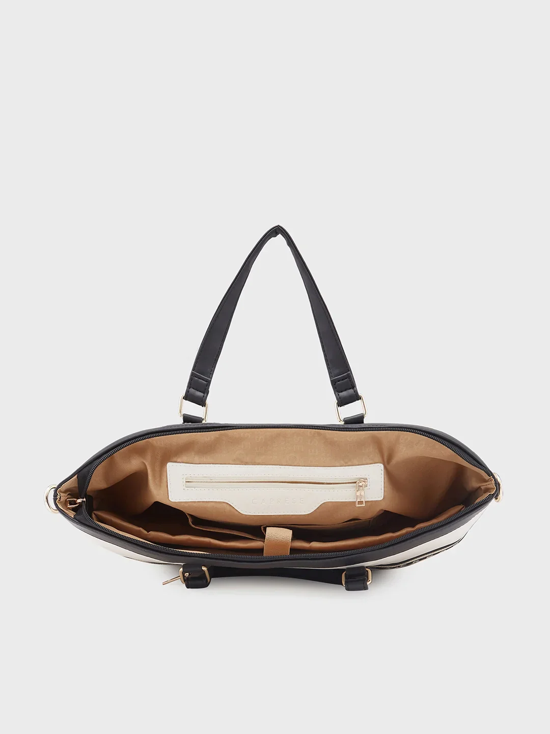 Caprese Trinity Large Cream Laptop Bag - Image 9