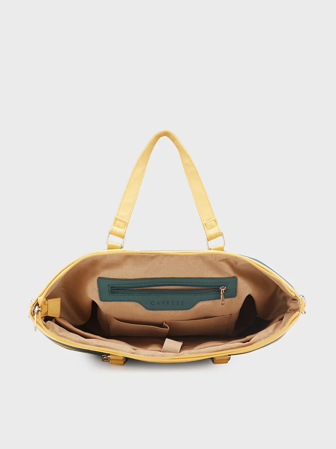 Caprese Trinity Large Dark Green Laptop Bag - Image 12