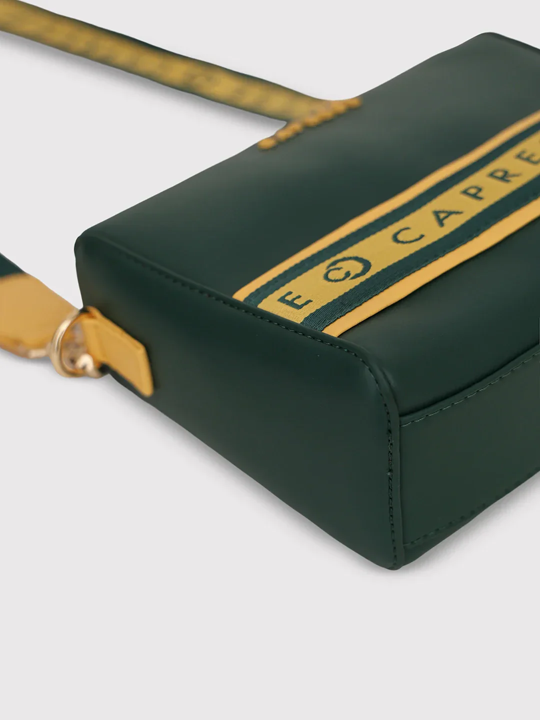 Caprese Trinity Medium Dark Green Sling Bag - Image 7