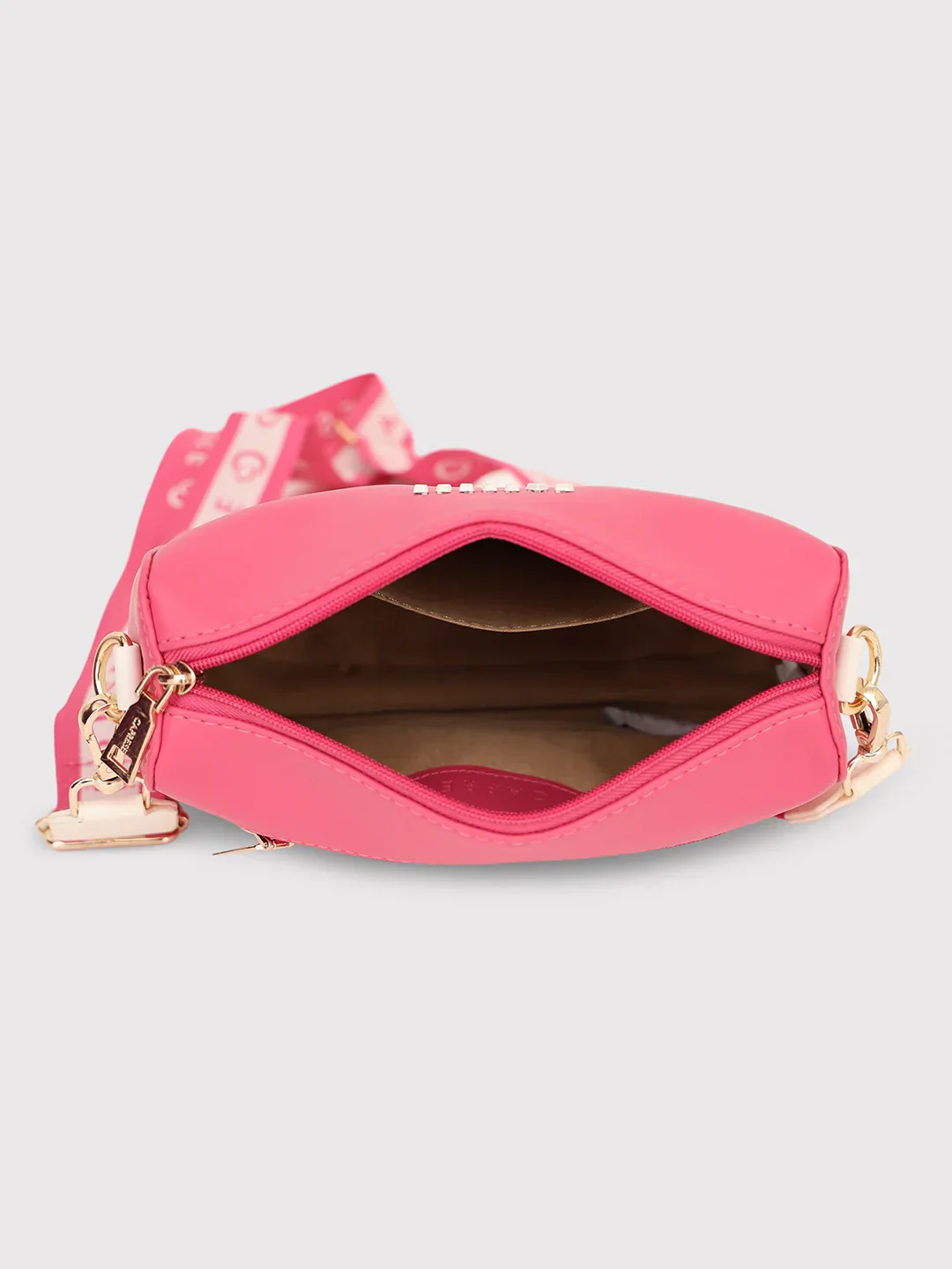 Caprese Trinity Medium Fuchsia Sling Bag - Image 7