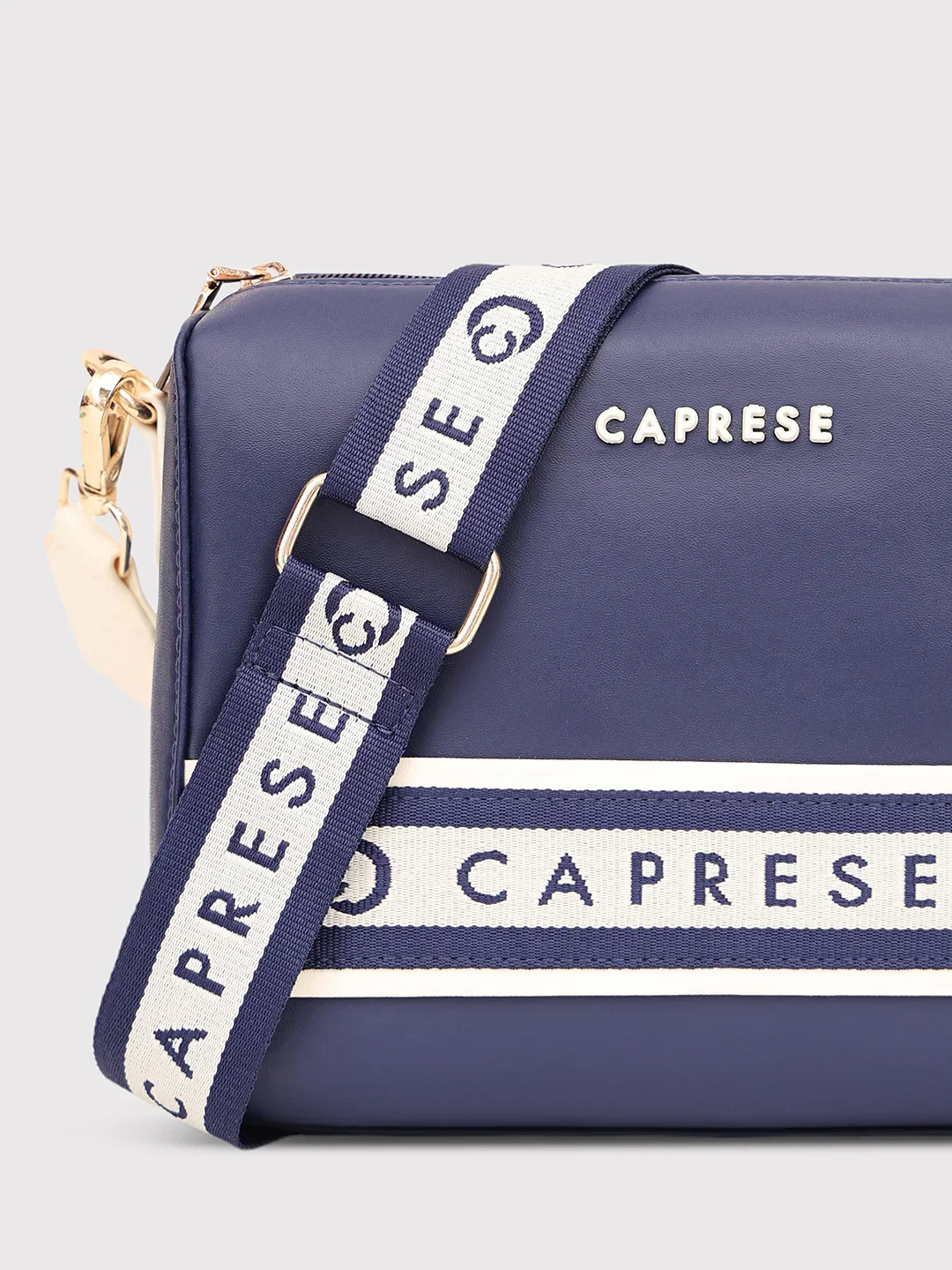 Caprese Trinity Medium Navy Sling Bag - Image 3