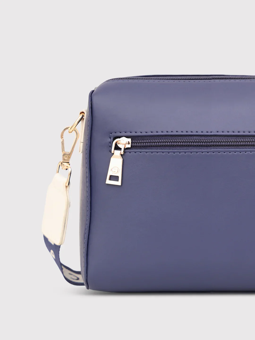 Caprese Trinity Medium Navy Sling Bag - Image 6