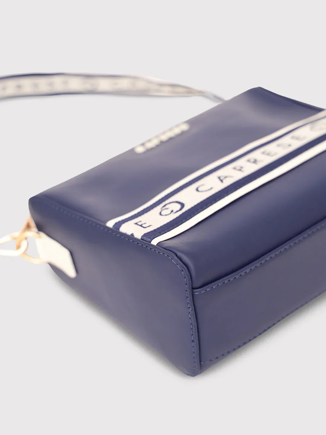 Caprese Trinity Medium Navy Sling Bag - Image 7