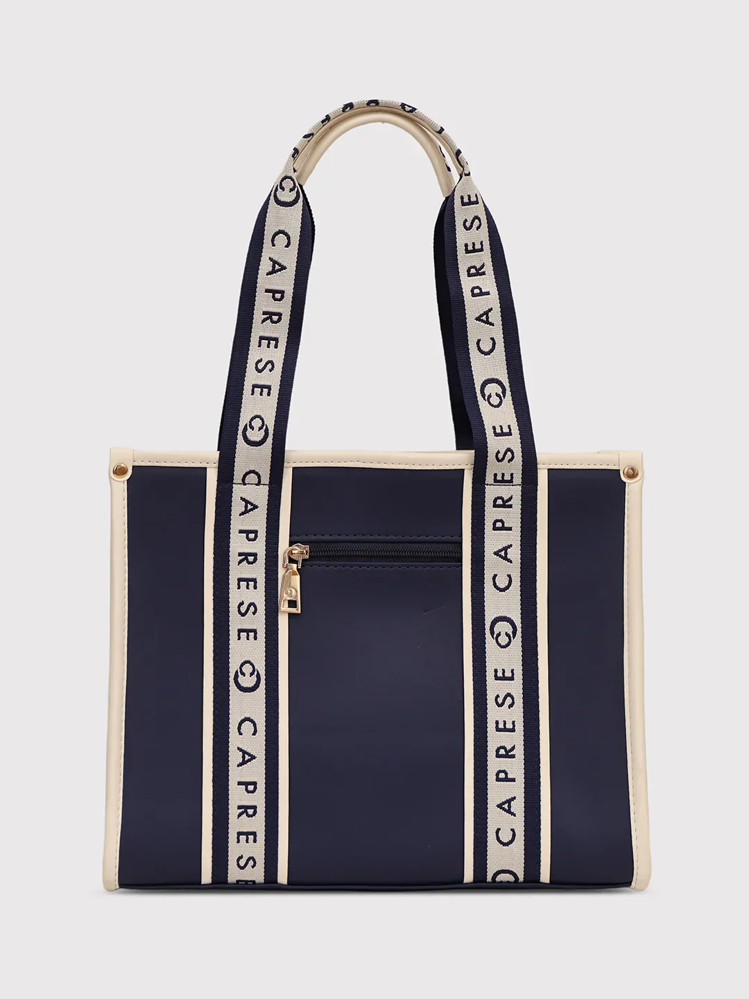 Caprese Trinity Medium Navy Tote Bag - Image 8