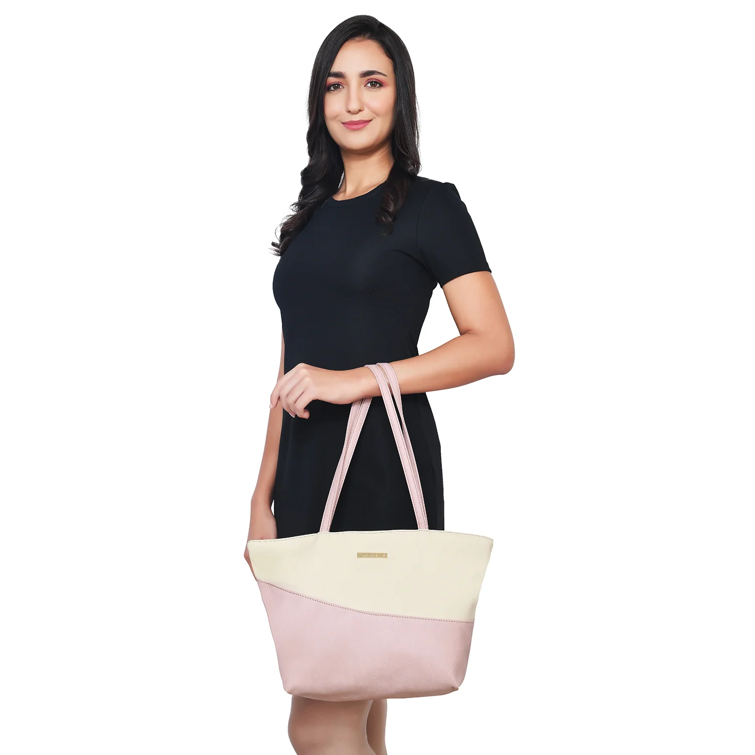 Caprese Tryst Large Pink Satchel Bag - Image 2