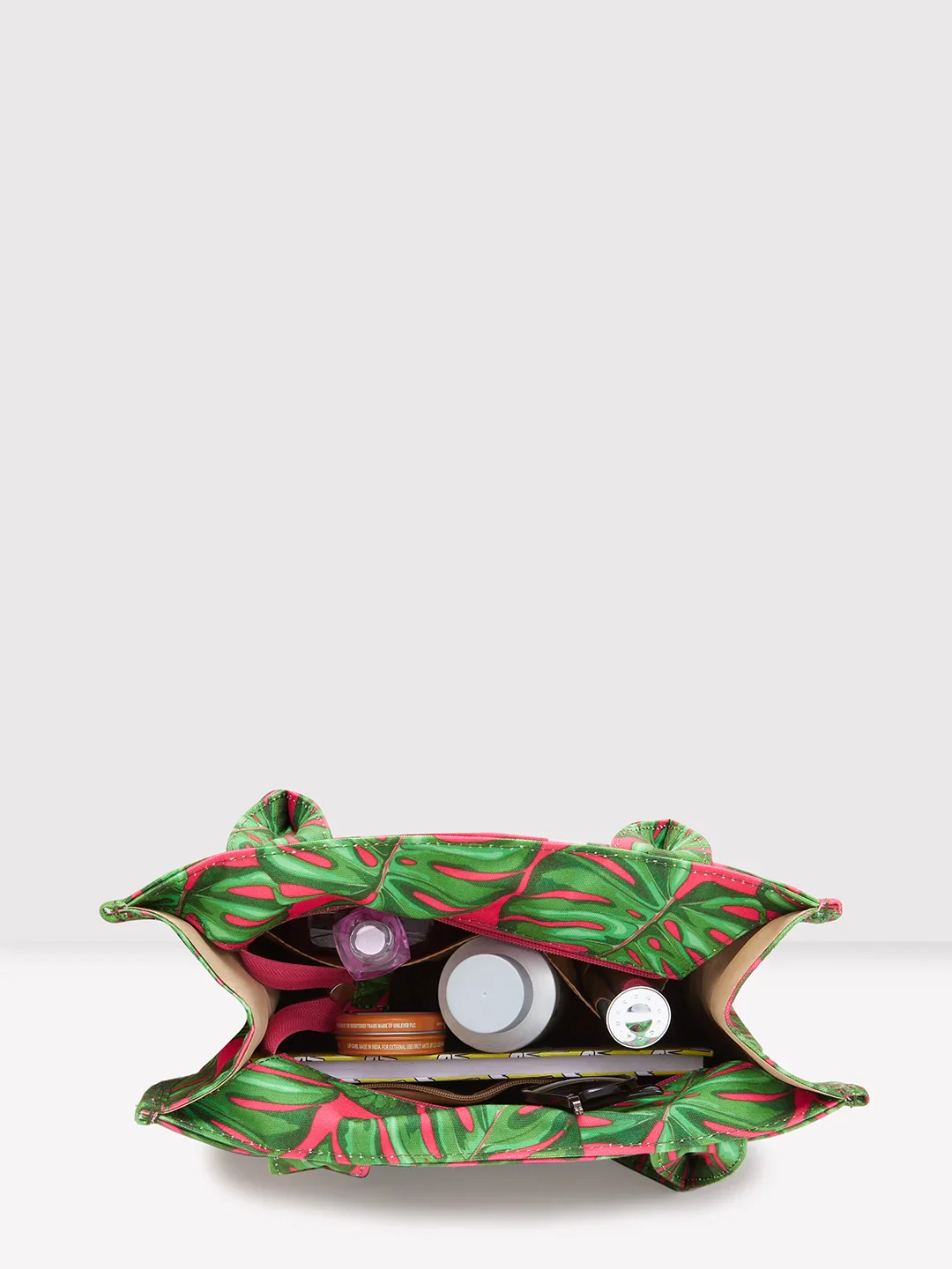 Caprese Tulip Large Green Tote Bag - Image 12