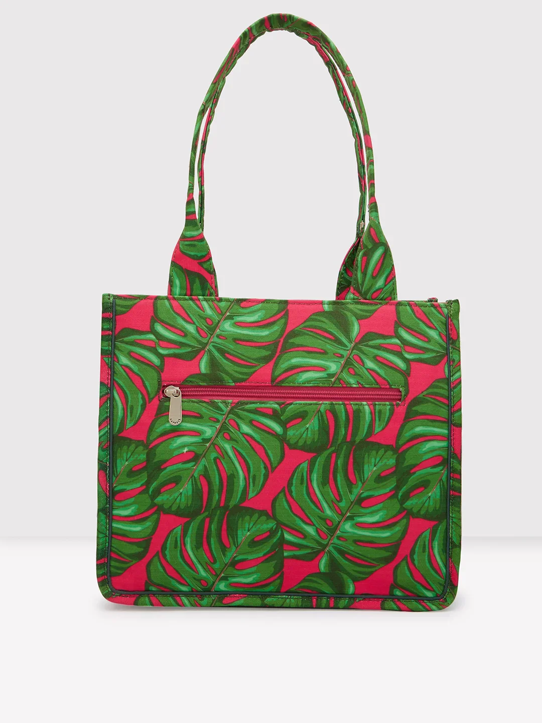 Caprese Tulip Large Green Tote Bag - Image 8