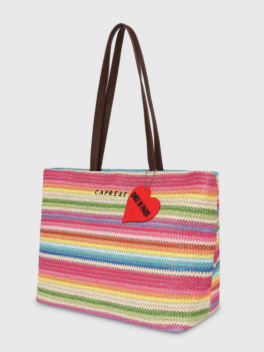 Caprese Vandee Medium Pink Tote Bag - Image 7
