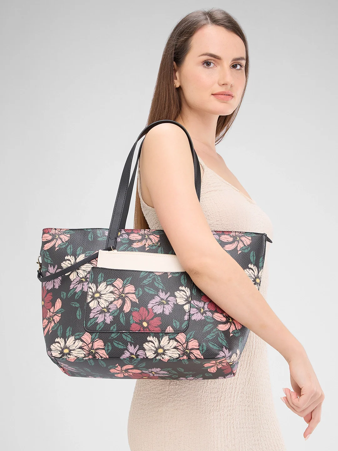 Caprese Vanessa Large Black Tote Bag - Image 13