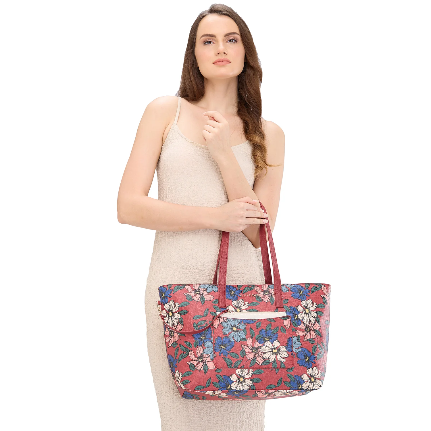 Caprese Vanessa Large Maroon Tote Bag - Image 4
