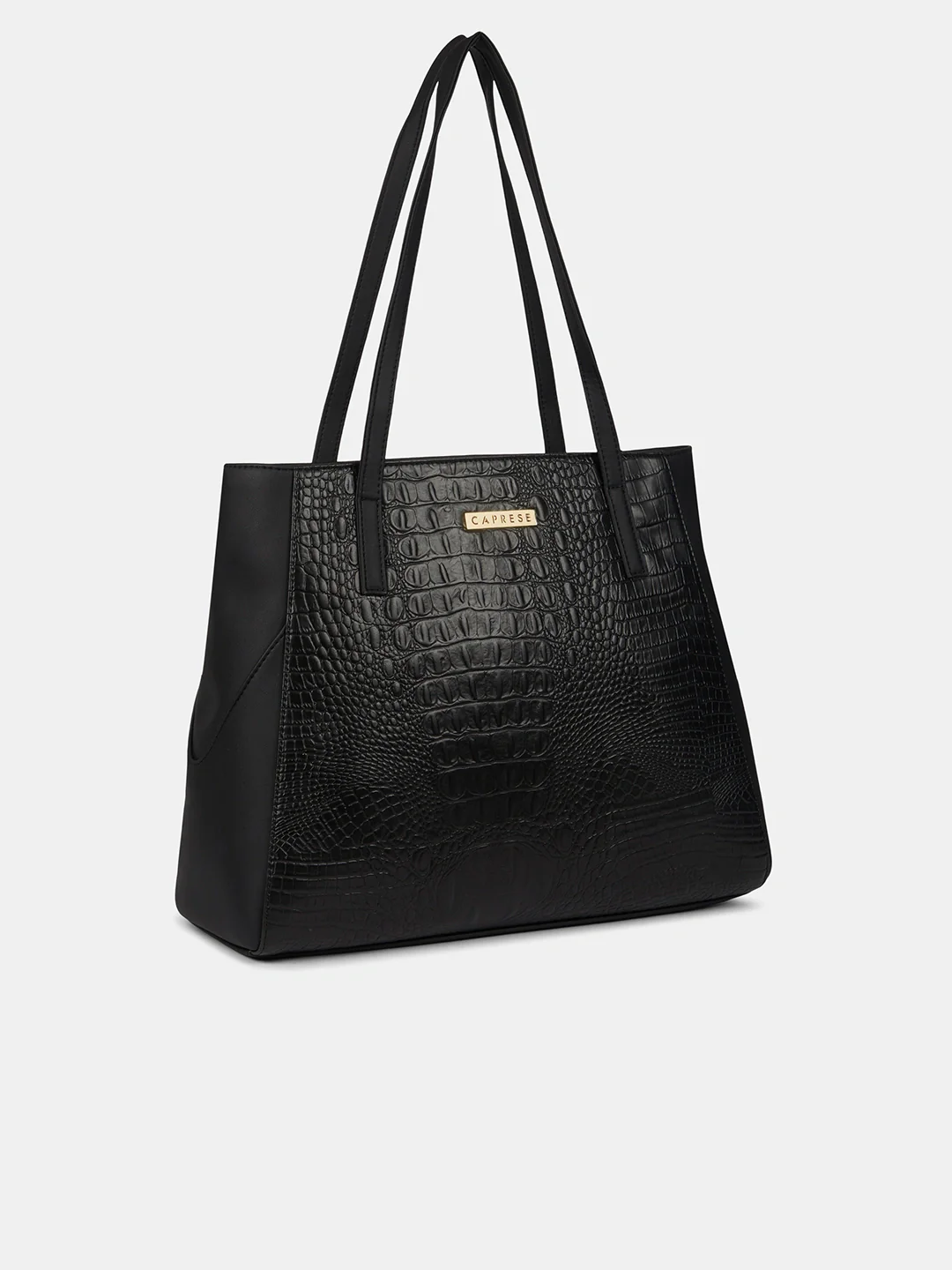Caprese  Vani Large Black Satchel Bag - Image 3
