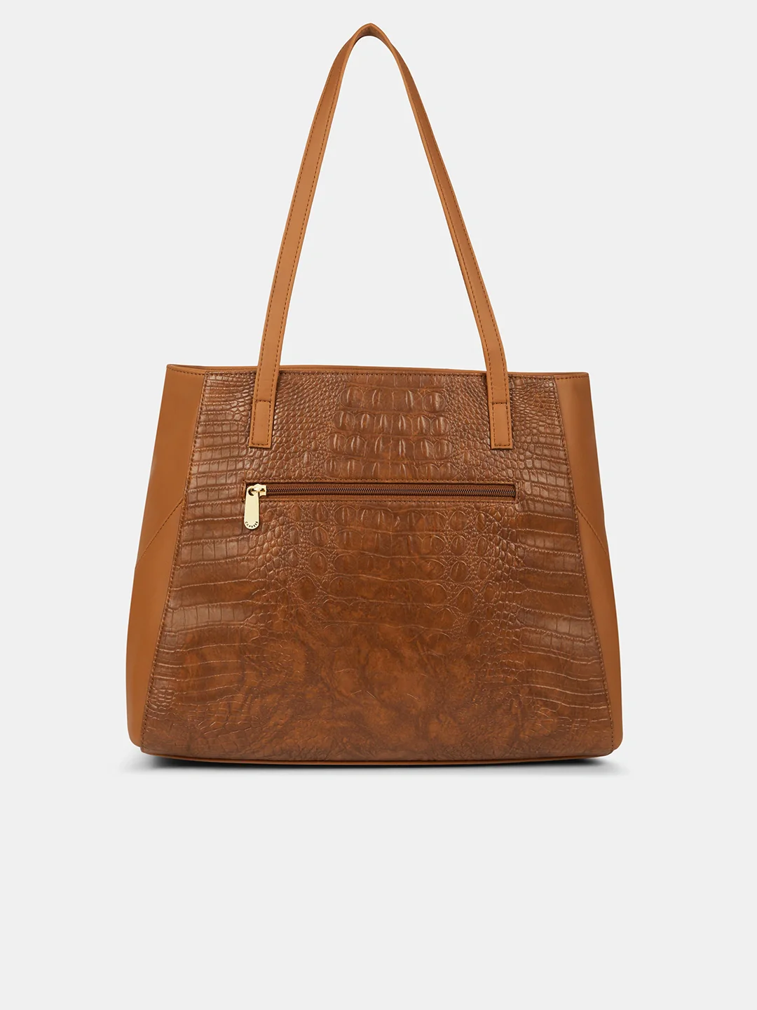 Caprese  Vani Large Tan Satchel Bag - Image 4