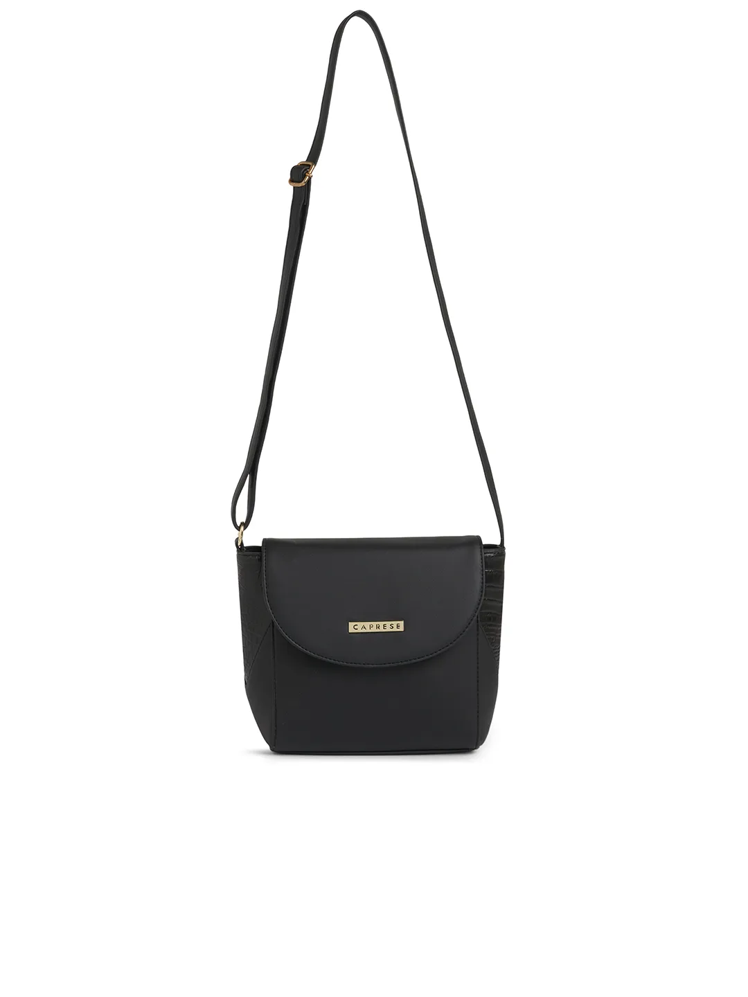 Caprese Vani Medium Black Sling Bag