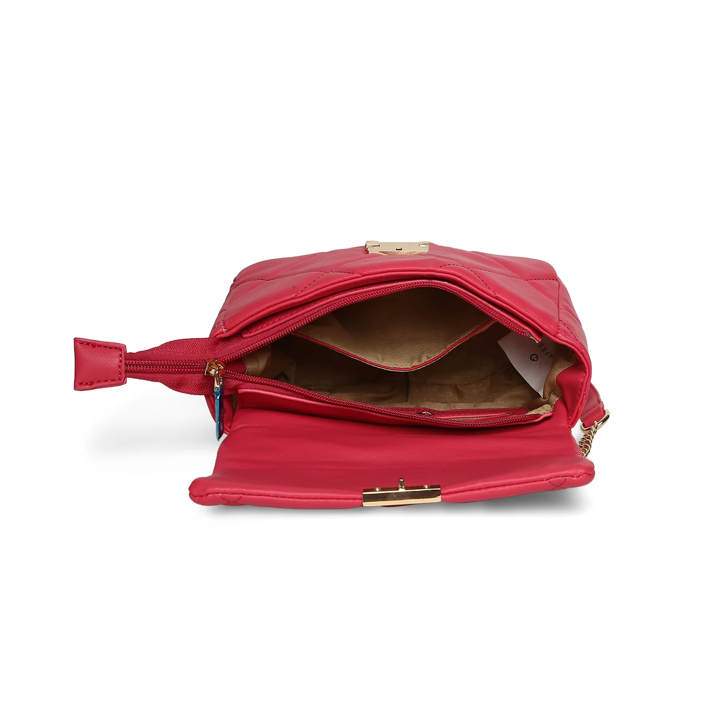 Caprese Veleriya Large Bright Pink Sling Bag - Image 11