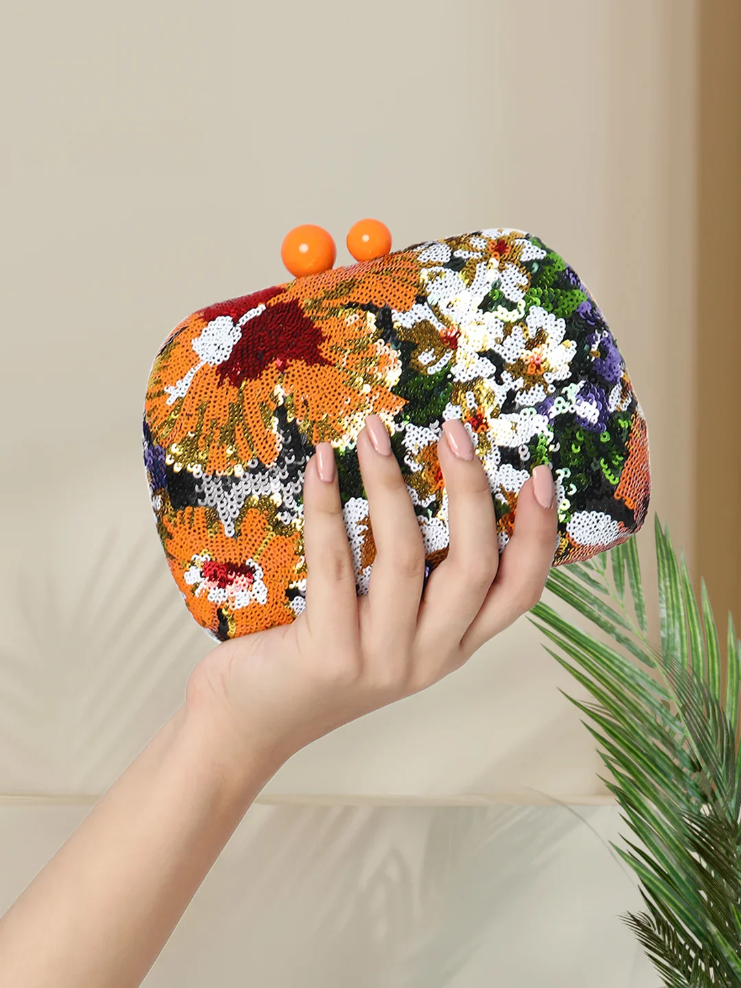 Caprese Victoria Small Black Clutch - Image 2