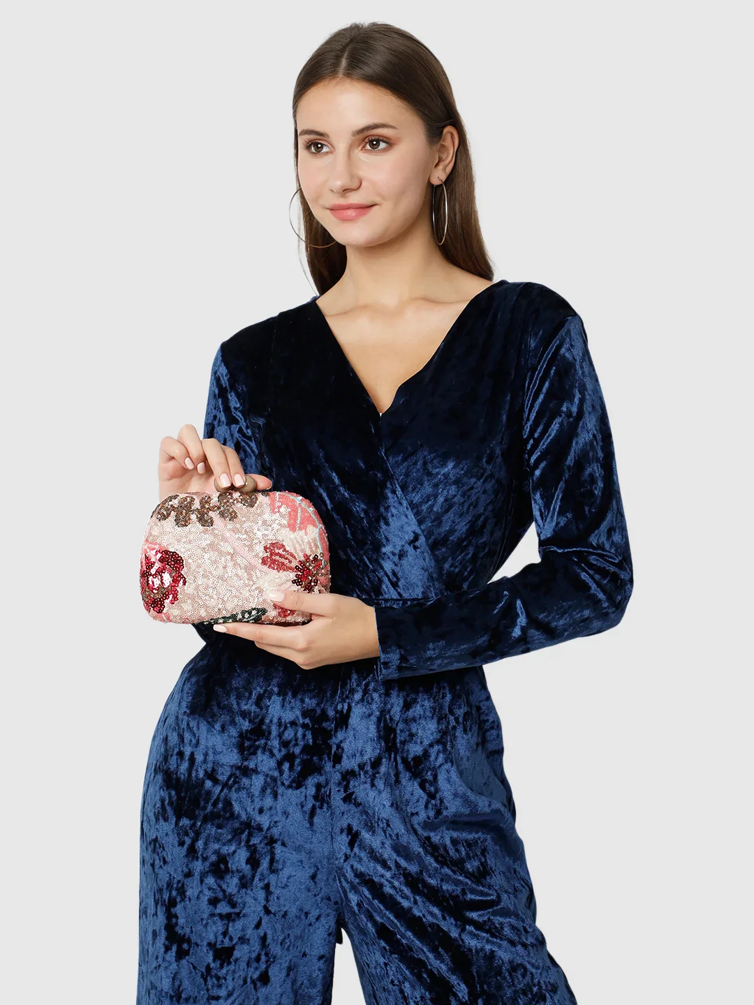 Caprese Victoria Small Pink Clutch - Image 11