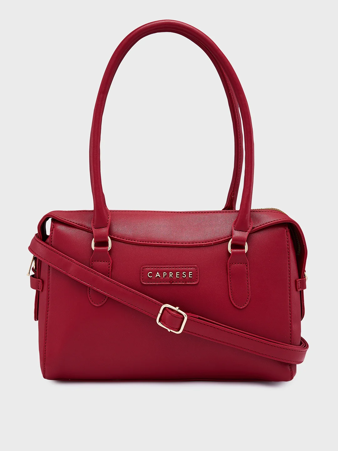 Caprese Vienna Small Red Satchel Bag