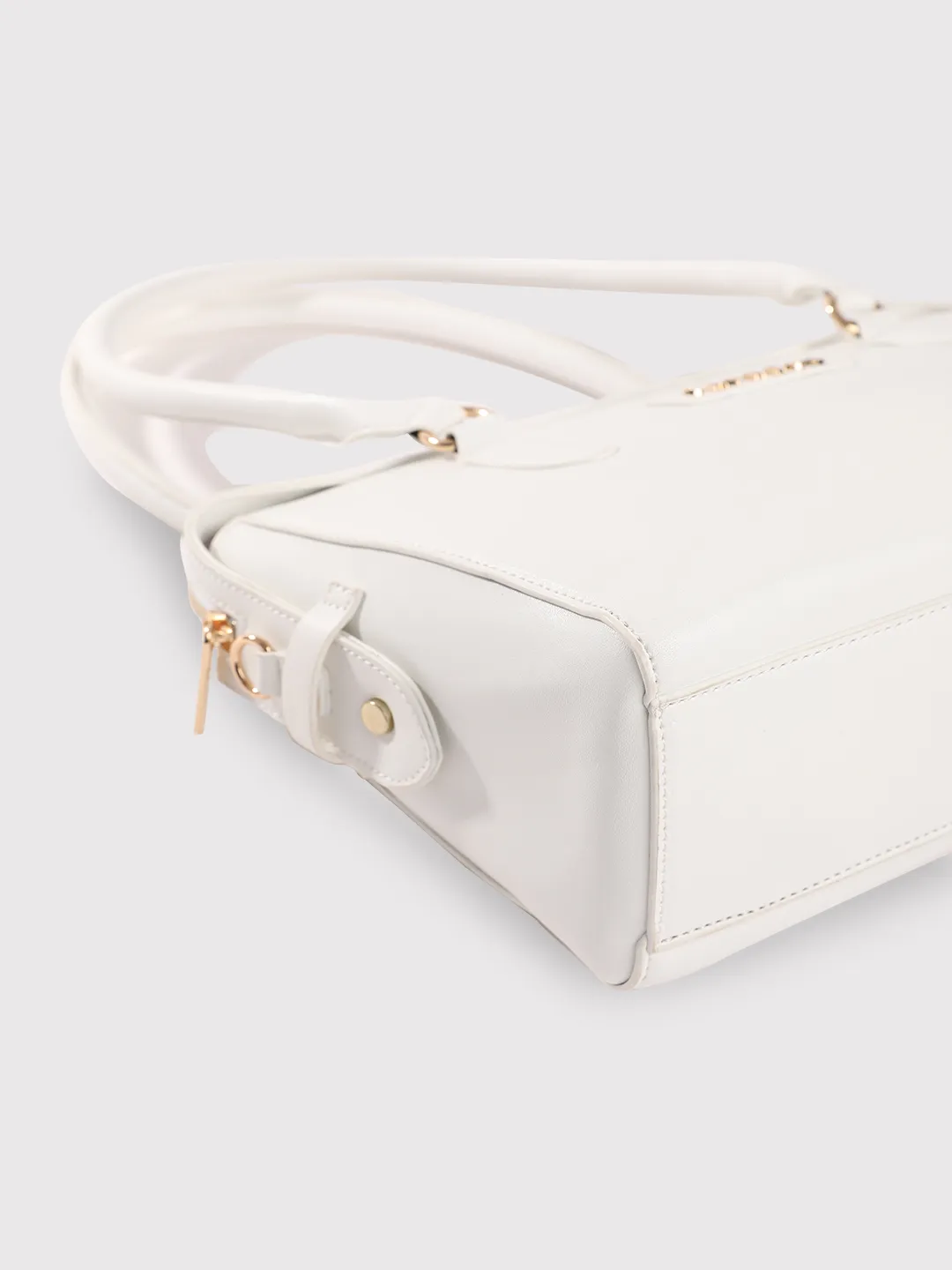 Caprese Vienna Small White Satchel Bag - Image 6