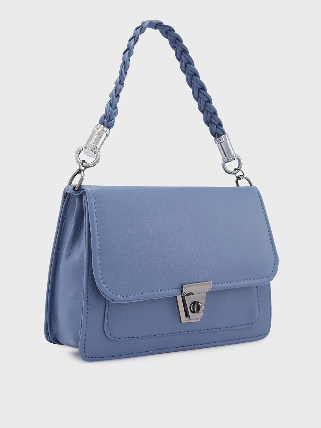 Caprese Viko Medium Blue Sling Bag - Image 4