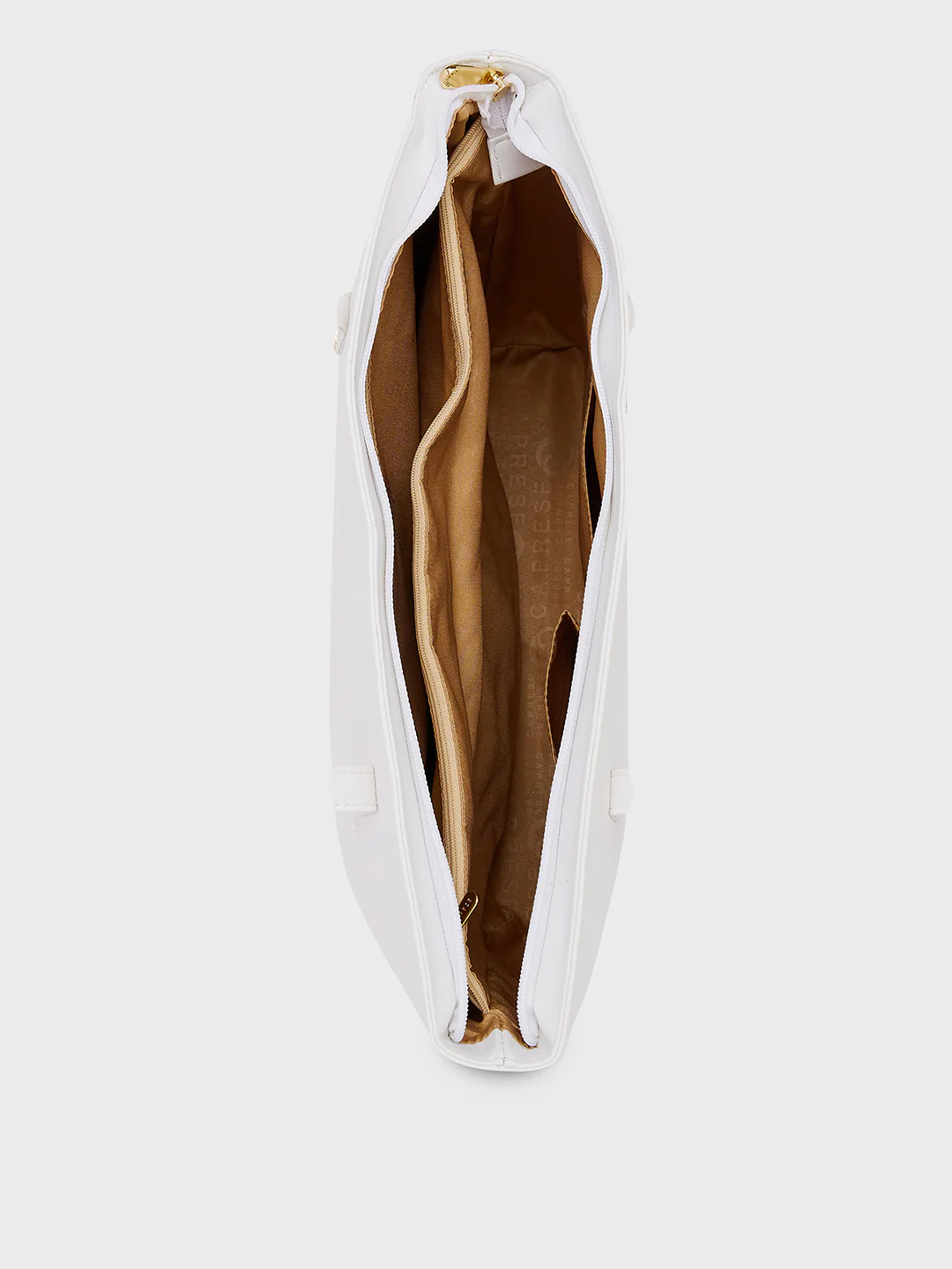 Caprese Vinci Medium Beige Tote Bag - Image 9