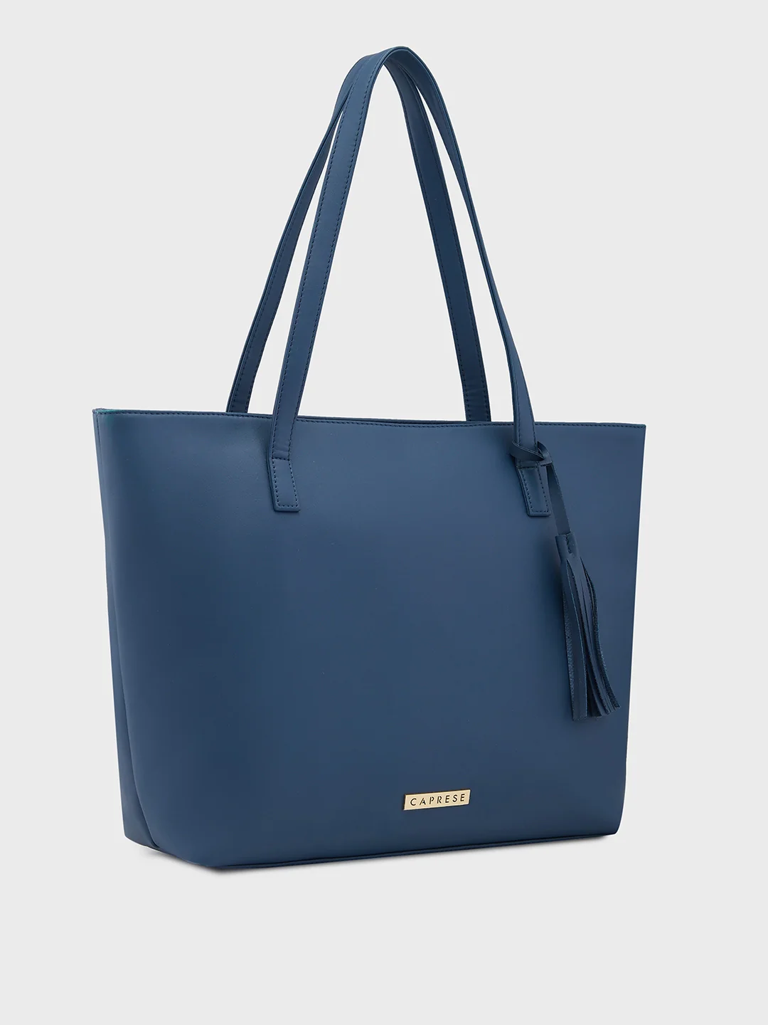 Caprese Vinci Medium Blue Tote Bag - Image 3