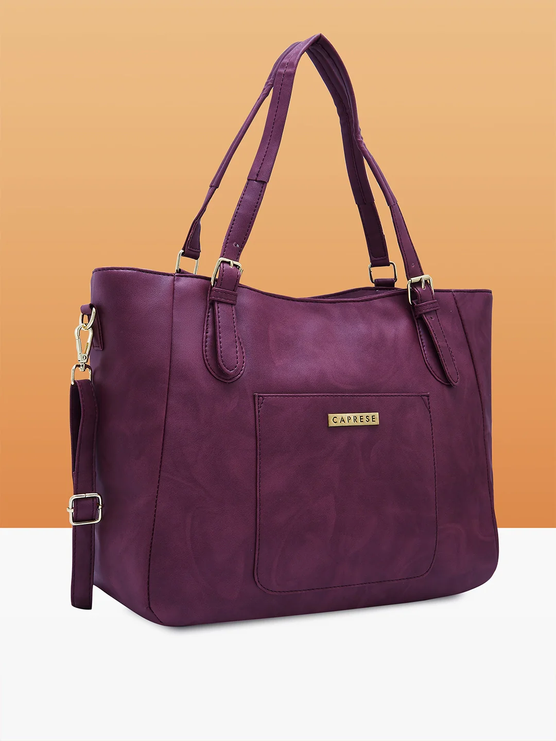 Caprese Vincita Medium Red Satchel Bag - Image 8