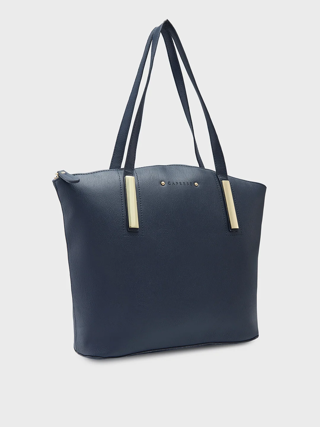 Caprese Viola Medium Navy Satchel Bag - Image 3