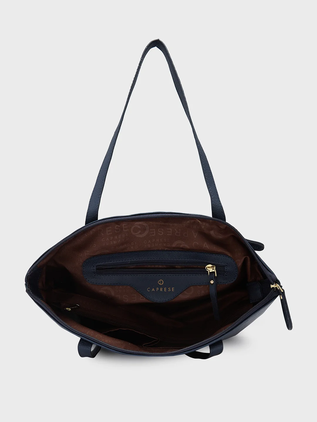 Caprese Viola Medium Navy Satchel Bag - Image 8