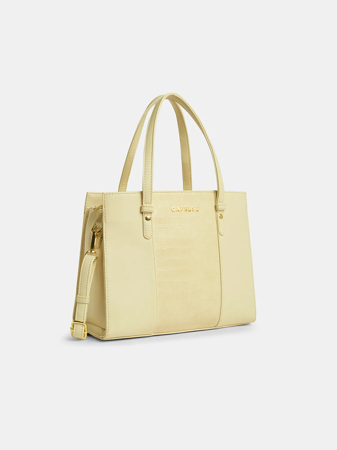 Caprese Visalia Small Dark Beige Tote Bag - Image 4