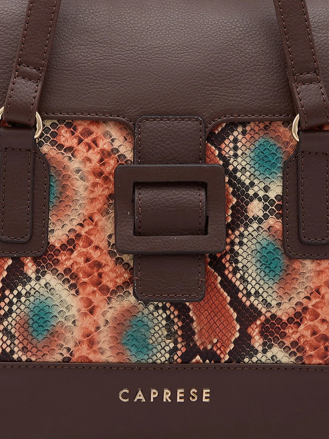 Caprese Vittoria Large Brown Satchel Bag - Image 10