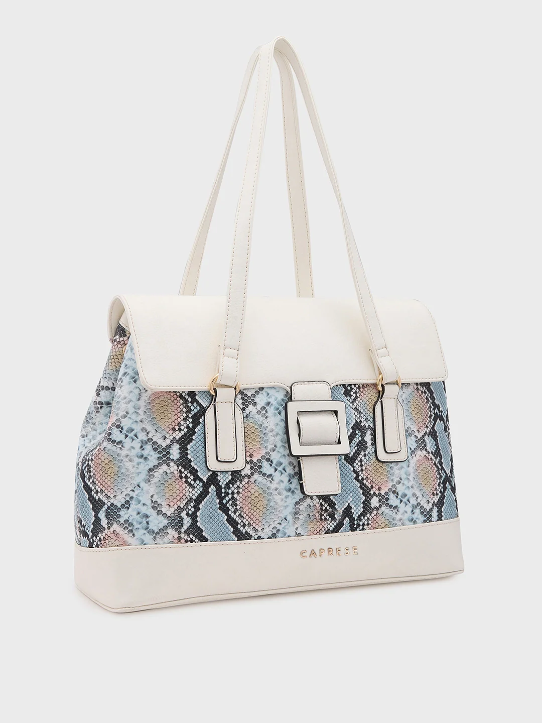 Caprese Vittoria Large Off White Satchel Bag - Image 5
