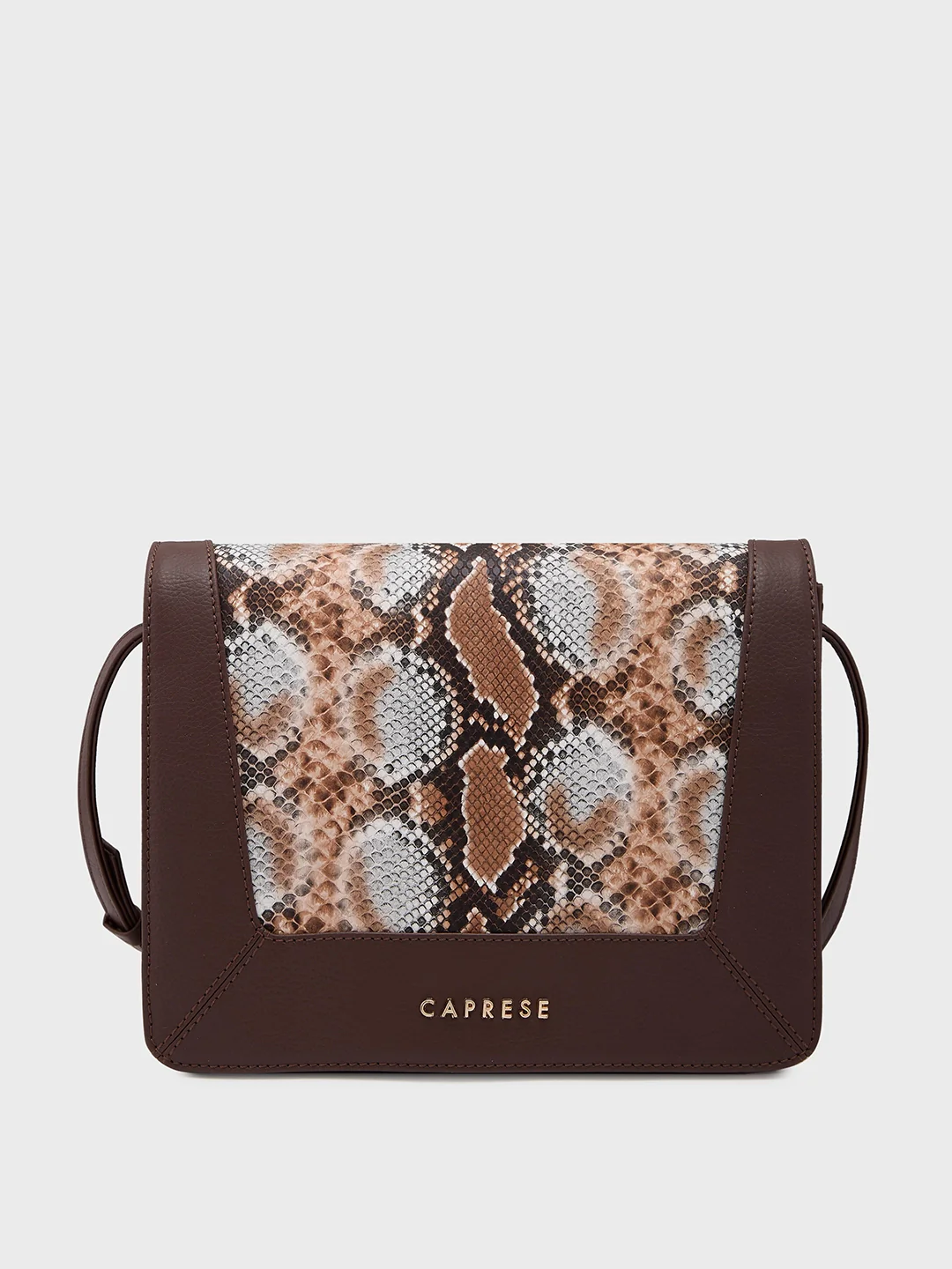 Caprese Vittoria Medium Chocolate Satchel Bag