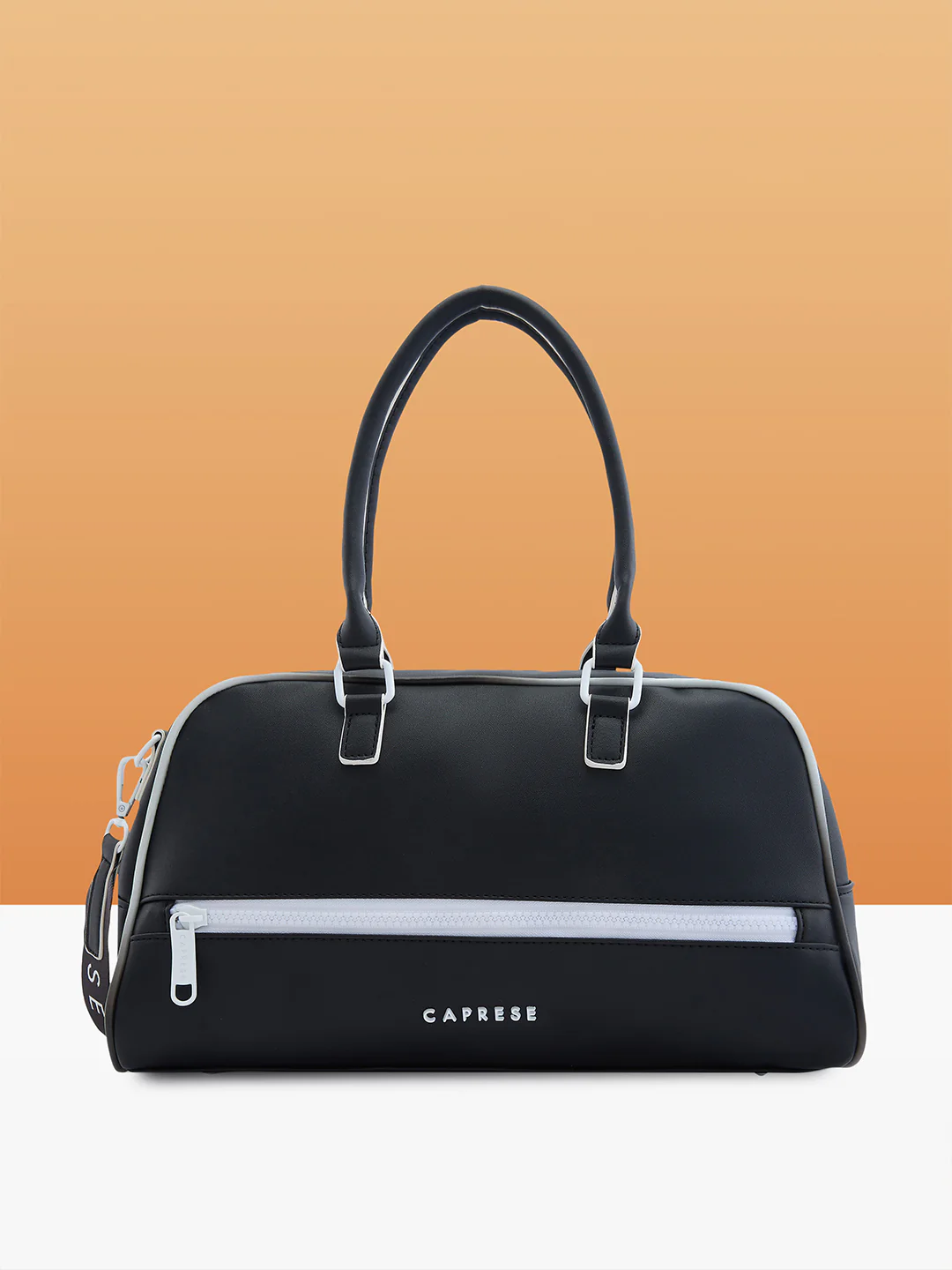 Caprese Vivian Large Black Duffle Bag - Image 3