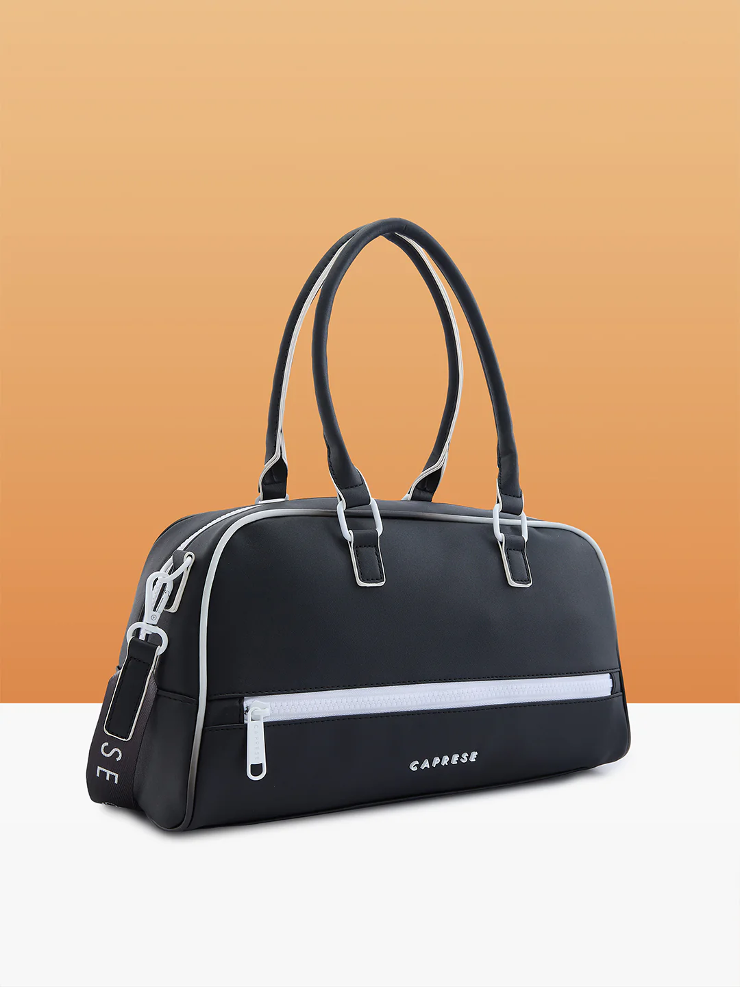 Caprese Vivian Large Black Duffle Bag - Image 7